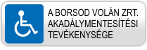 Akadálymentesítés a Borsod Volán Zrt.-nél