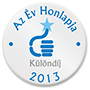 Az év honlapja különdíj